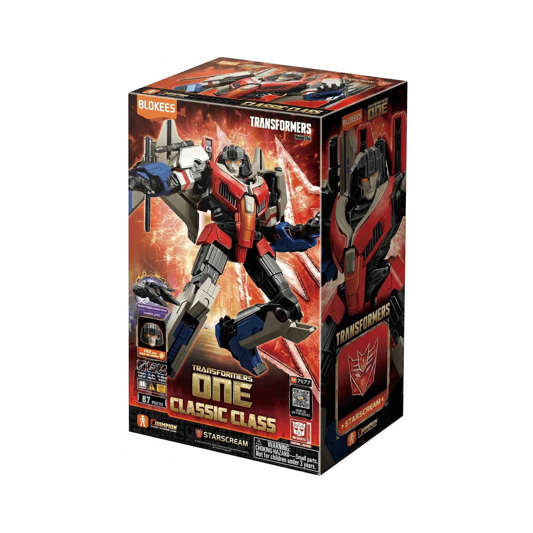 Starscream figura |  Transformers Classic Class 16 | Blokees