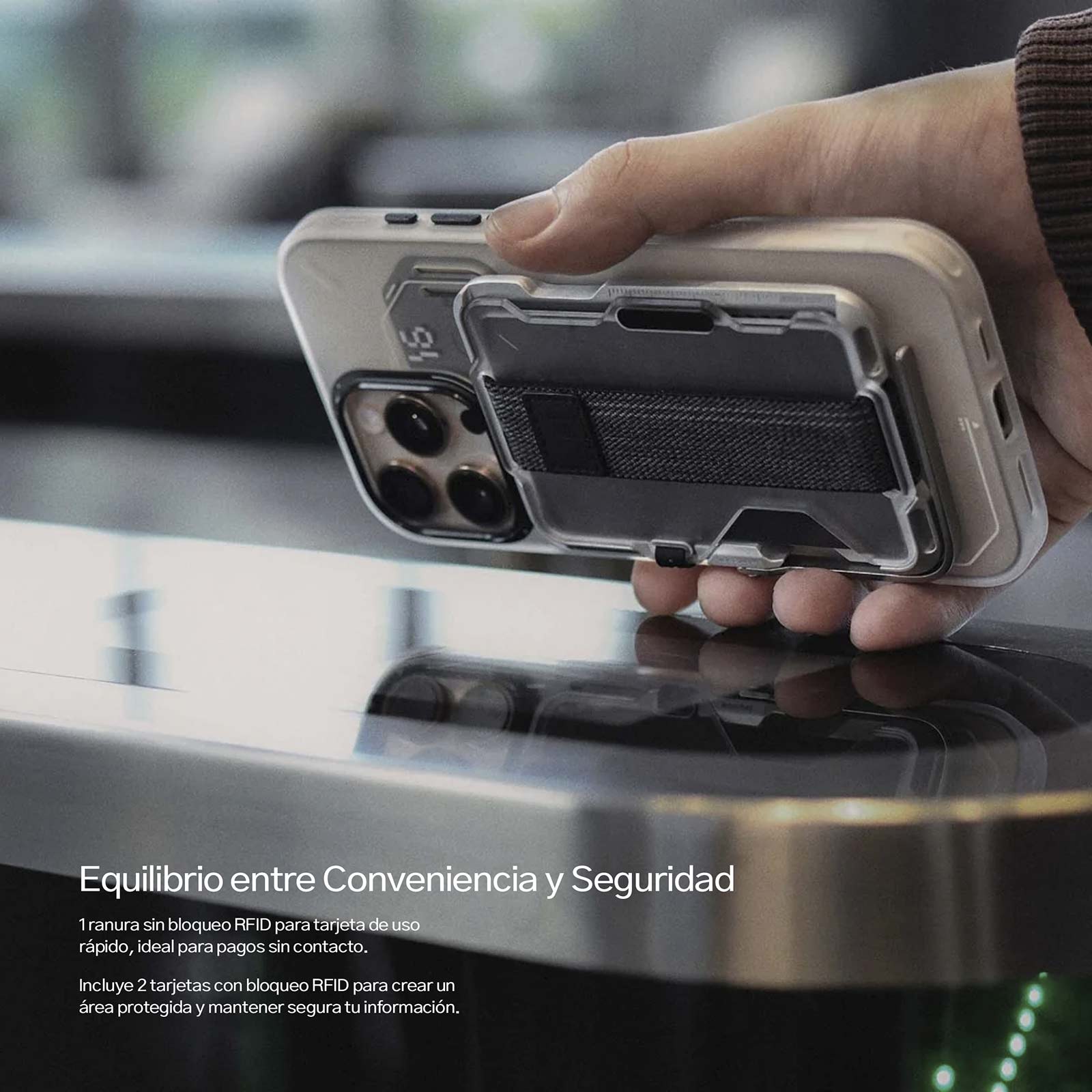 Smart Wallet Aulumu Stand Frosted (MagSafe) RFID