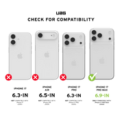 Case UAG Pathfinder Clear iPhone 17 Pro Max (MagSafe) - Ice/silver