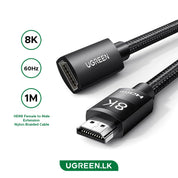 UGREEN 1 Meter HDMI 8K@60hz Extension Cable – HD151 – 40447