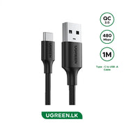 UGREEN cable USB-A a USB-C 1M 15W 3A QC3.0 para carga y datos
