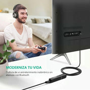 UGREEN transmisor Bluetooth 5.0 jack 3.5mm para audio inalámbrico CM107