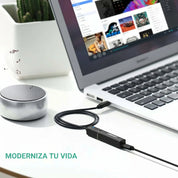 UGREEN transmisor Bluetooth 5.0 jack 3.5mm para audio inalámbrico CM107