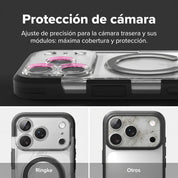 Case iPhone 18 Pro Max / 17 Pro Max Ringke UX Magnetic Clear con Kickstand