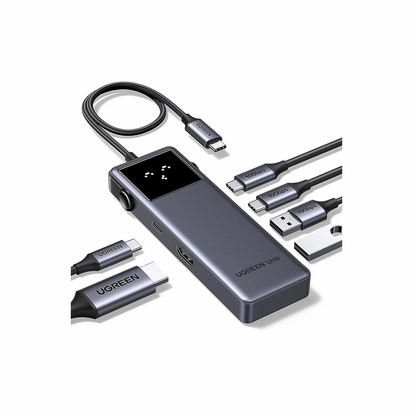 Ugreen Uno 6 en 1 USB-C Hub - Adaptador Multi puerto