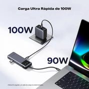 Ugreen Uno 6 en 1 USB-C Hub - Adaptador Multi puerto