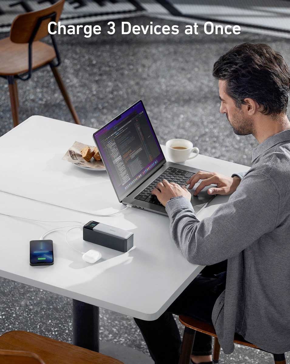 Power Bank Anker 737 24000 Mah 140W USB / Tipo C