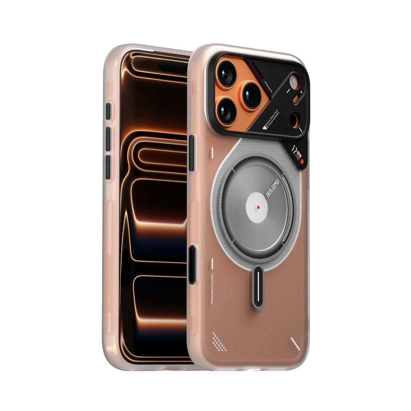 Case Aulumu Frosted iPhone 17 Pro (MagSafe) + Control de Cámara