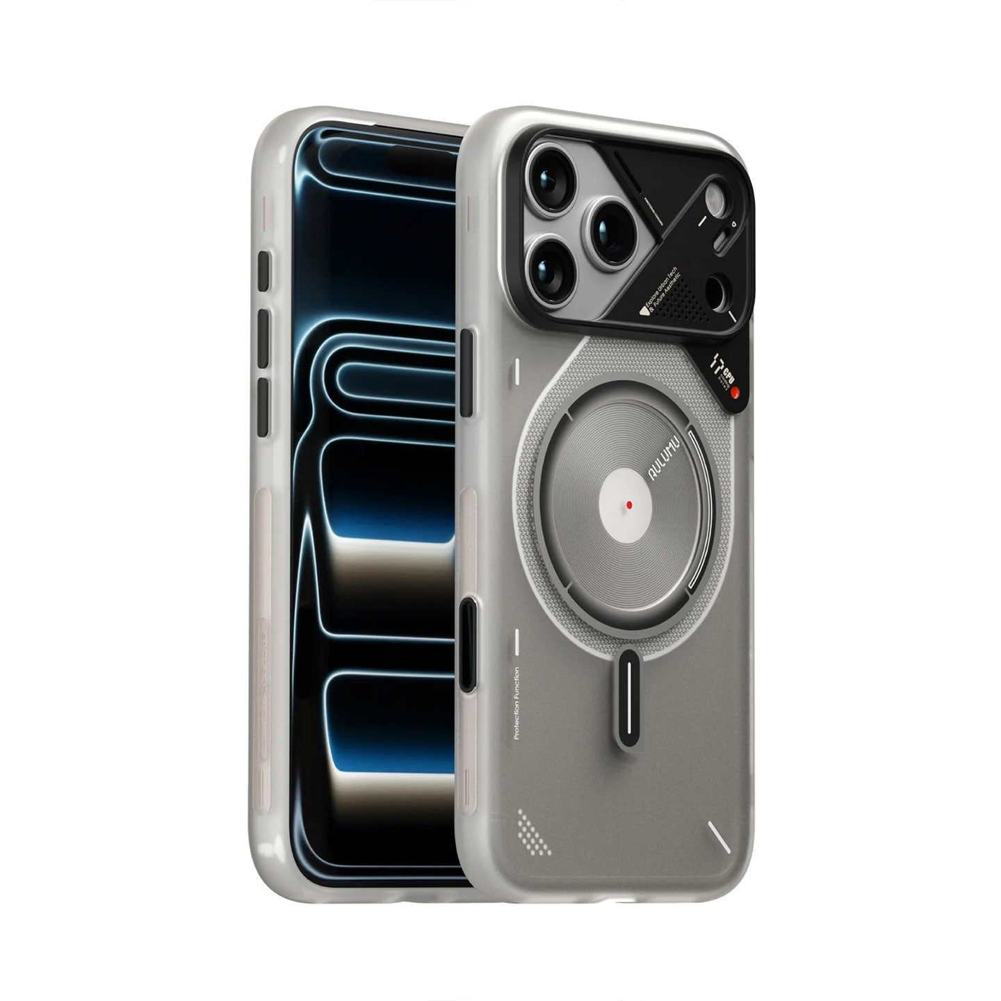 Case Aulumu Frosted iPhone 17 Pro (MagSafe) + Control de Cámara