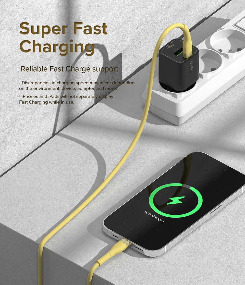 Cargador Ringke Carga Rápida Tipo C a Lightning (2 Metros) - Ringke - Cables y Cargadores5 - 3 - 7 / RCCRTCL - 2M - PPDastore