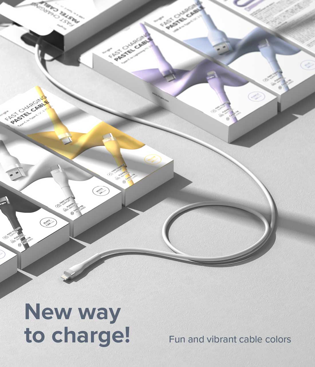 Cargador Ringke Carga Rápida Tipo Lightning a USB (2 Metros) - Ringke - Cables y Cargadores5 - 4 - 7 / RCCRUSBL - 2MDastore