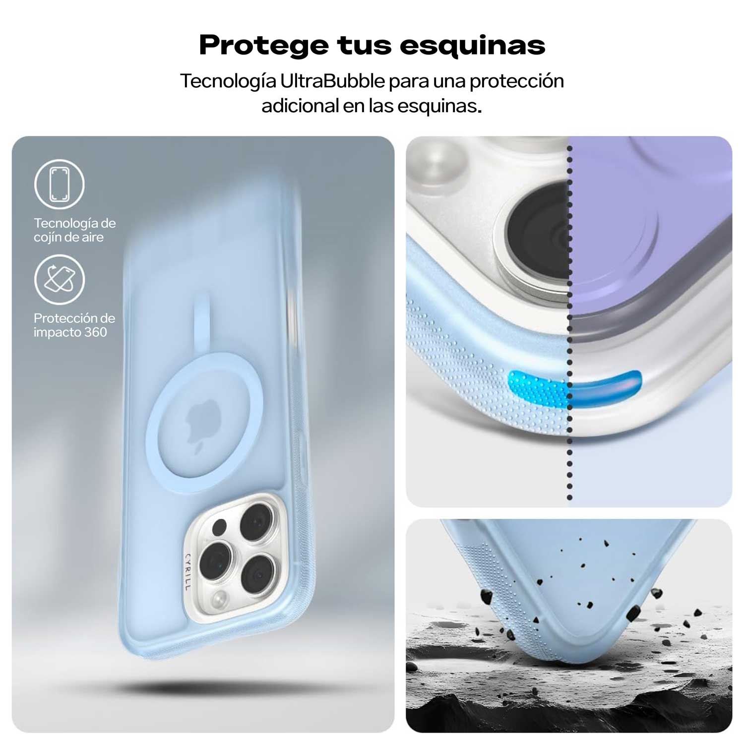 Case Cyrill UltraSheer Mag Matte iPhone 16 Pro Max (MagSafe) - Cyrill - Funda4 - 5 - 4 / CCUSMIP16PMMS - BBDastore