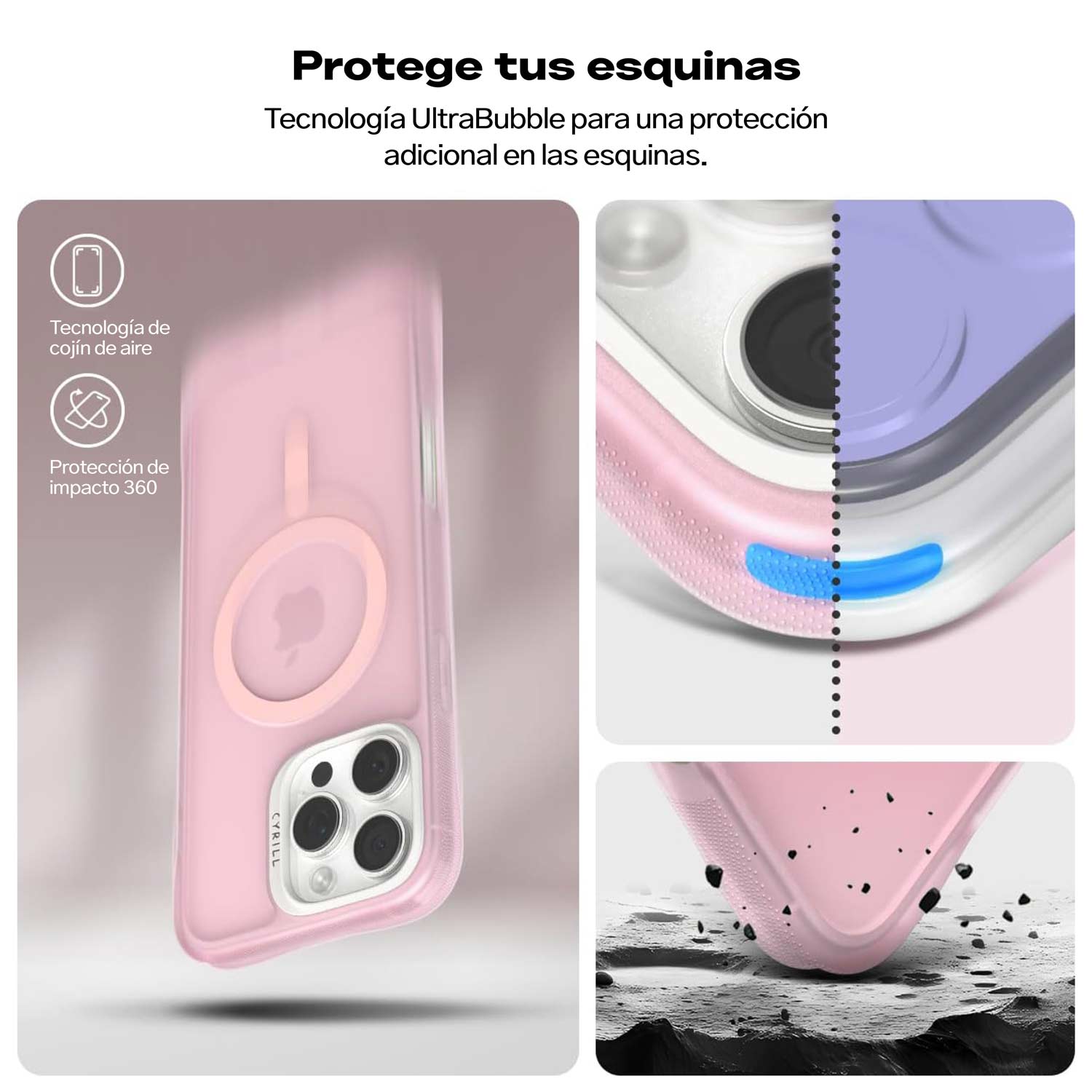 Case Cyrill UltraSheer Mag Matte iPhone 16 Pro Max (MagSafe) - Cyrill - Funda4 - 6 - 3 / CCUSMIP16PMMS - PNDastore