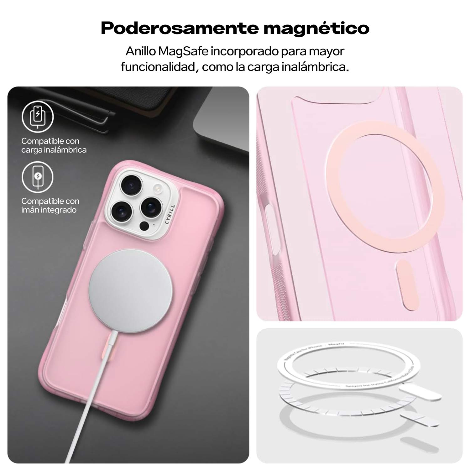 Case Cyrill UltraSheer Mag Matte iPhone 16 Pro Max (MagSafe) - Cyrill - Funda4 - 6 - 3 / CCUSMIP16PMMS - PNDastore
