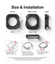 Case Ringke Air Sports Apple Watch 41/40MM Series 9, 8, 7, 6, 5, 4, SE - Black - Ringke - Funda Apple Watch6 - 7 - 9 / CRASAWS741MM - BKDastore