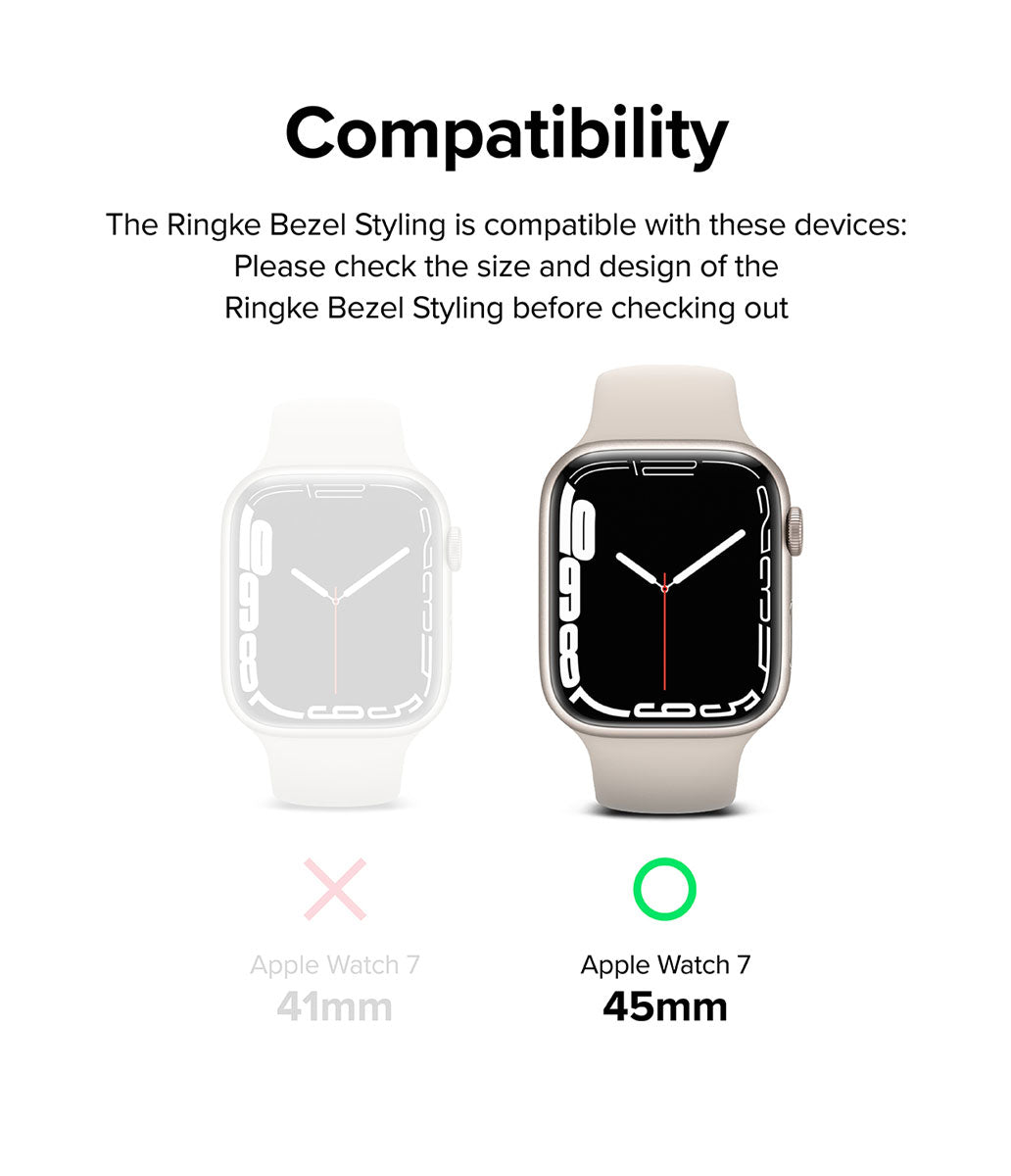 Case Ringke Bezel Premium Apple Watch 45MM Series 9, 8, 7 (EDICIÓN LIMITADA) - Ringke - Funda Apple Watch6 - 7 - 10 / CRBS - AW7 - 45 - 50Dastore