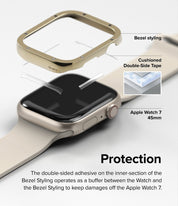 Case Ringke Bezel Premium Cart Apple Watch 41MM Series 9, 8, 7 (EDICIÓN LIMITADA) - Gold - Ringke - Funda Apple Watch11 - 1 - 2 / AW7 - 41 - 41Dastore