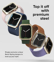Case Ringke Bezel Premium Cart Apple Watch 41MM Series 9, 8, 7 (EDICIÓN LIMITADA) - Gold - Ringke - Funda Apple Watch11 - 1 - 2 / AW7 - 41 - 41Dastore