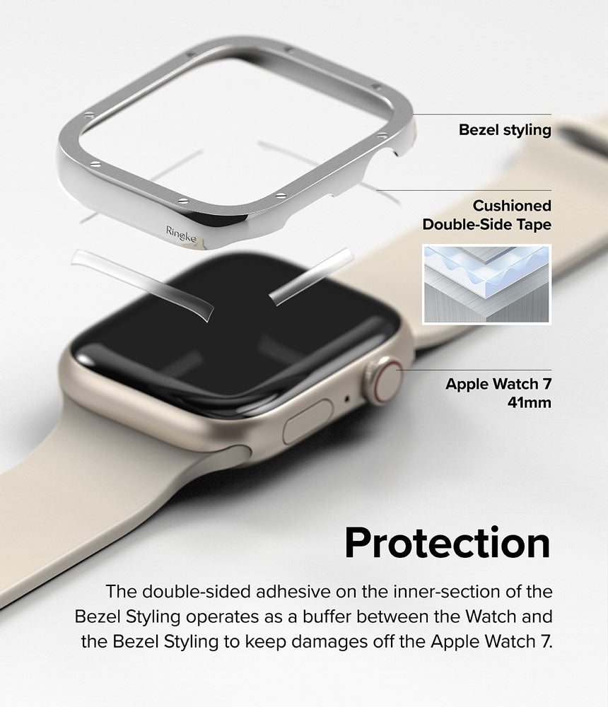 Case Ringke Bezel Premium Cart Apple Watch 41MM Series 9, 8, 7 (EDICIÓN LIMITADA) - Ringke - Funda Apple Watch6 - 2 - 9 / CRBS - AW7 - 41 - 40Dastore
