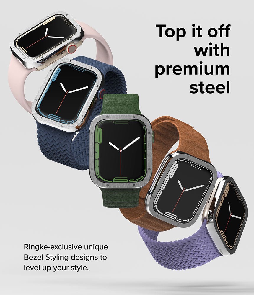 Case Ringke Bezel Premium Cart Apple Watch 41MM Series 9, 8, 7 (EDICIÓN LIMITADA) - Ringke - Funda Apple Watch6 - 2 - 9 / CRBS - AW7 - 41 - 40Dastore