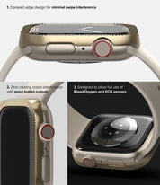 Case Ringke Bezel Premium Rol Apple Watch 41MM Series 9, 8, 7 (EDICIÓN LIMITADA) - Gold - Ringke - Funda Apple Watch11 - 1 - 2 / AW7 - 41 - 43Dastore