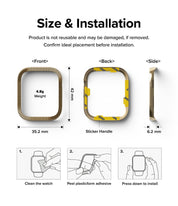 Case Ringke Bezel Premium Rol Apple Watch 41MM Series 9, 8, 7 (EDICIÓN LIMITADA) - Gold - Ringke - Funda Apple Watch6 - 7 - 3 / AW7 - 41 - 42Dastore