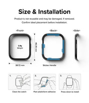 Case Ringke Bezel Styling Apple Watch 41MM Series 9, 8, 7 (Metal) - Ringke - Funda Apple Watch6 - 4 - 1 / AW7 - 41 - 03Dastore