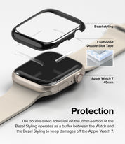 Case Ringke Bezel Styling Apple Watch 41MM Series 9, 8, 7 (Metal) - Ringke - Funda Apple Watch6 - 4 - 1 / AW7 - 41 - 03Dastore