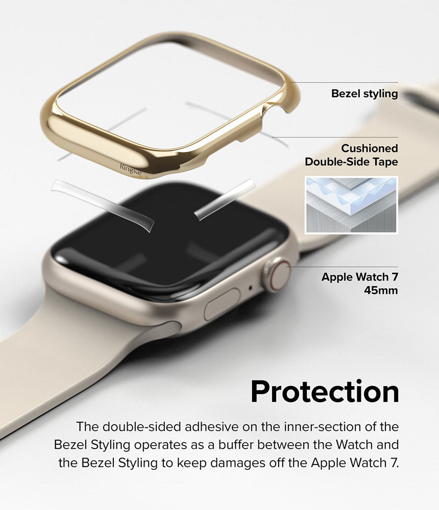 Case Ringke Bezel Styling Apple Watch 41MM Series 9, 8, 7 (Metal) - Ringke - Funda Apple Watch6 - 4 - 12 / AW7 - 41 - 05Dastore