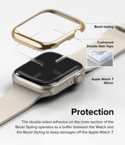 Case Ringke Bezel Styling Apple Watch 41MM Series 9, 8, 7 (Metal) - Ringke - Funda Apple Watch6 - 4 - 12 / AW7 - 41 - 05Dastore
