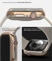 Case Ringke Bezel Styling Apple Watch 41MM Series 9, 8, 7 (Metal) - Ringke - Funda Apple Watch6 - 6 - 4 / AW7 - 41 - 02Dastore