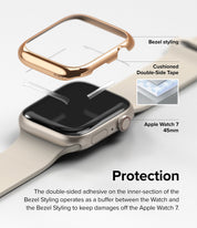 Case Ringke Bezel Styling Apple Watch 41MM Series 9, 8, 7 (Metal) - Ringke - Funda Apple Watch6 - 6 - 4 / AW7 - 41 - 02Dastore