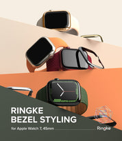Case Ringke Bezel Styling Apple Watch 41MM Series 9, 8, 7 (Metal) - Ringke - Funda Apple Watch6 - 6 - 4 / AW7 - 41 - 02Dastore