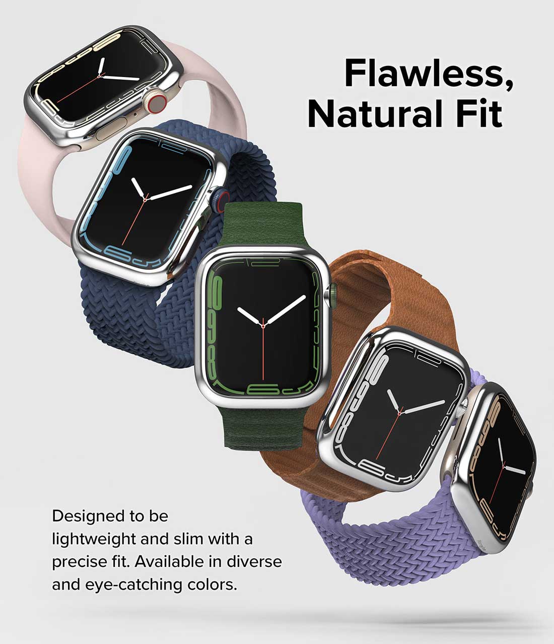 Case Ringke Bezel Styling Apple Watch 41MM Series 9, 8, 7 (Metal) - Ringke - Funda Apple Watch6 - 6 - 4 / AW7 - 41 - 02Dastore