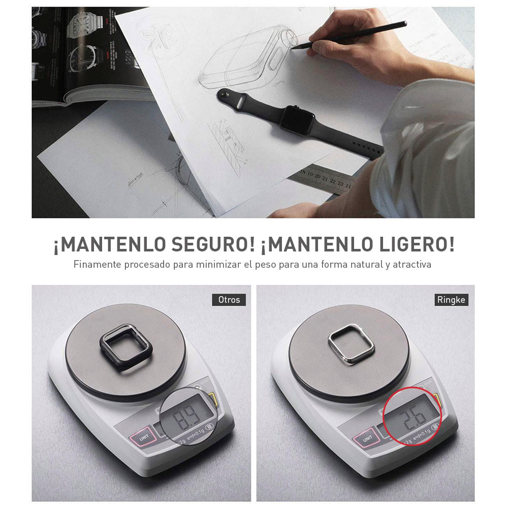 Case Ringke Bezel Styling Apple Watch - 44mm - Ringke - Funda Apple Watch11 - 1 - 2 / AW4 - 44 - 07Dastore