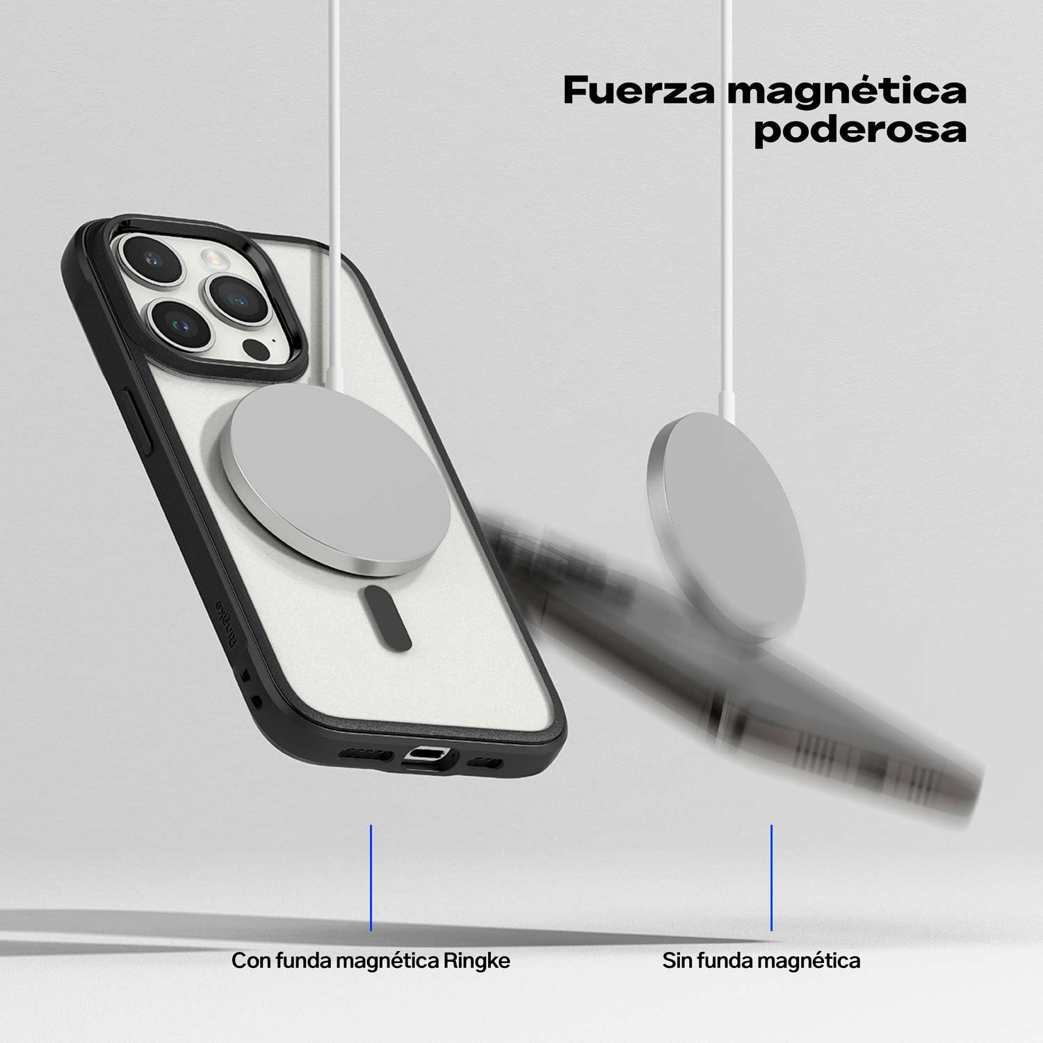 Case Ringke Fusion Bold Magnetic Matte iPhone 15 Pro Max (MagSafe) - Ringke - Funda1 - 3 - 3 / CRFBMIPH15PM - BCKDastore
