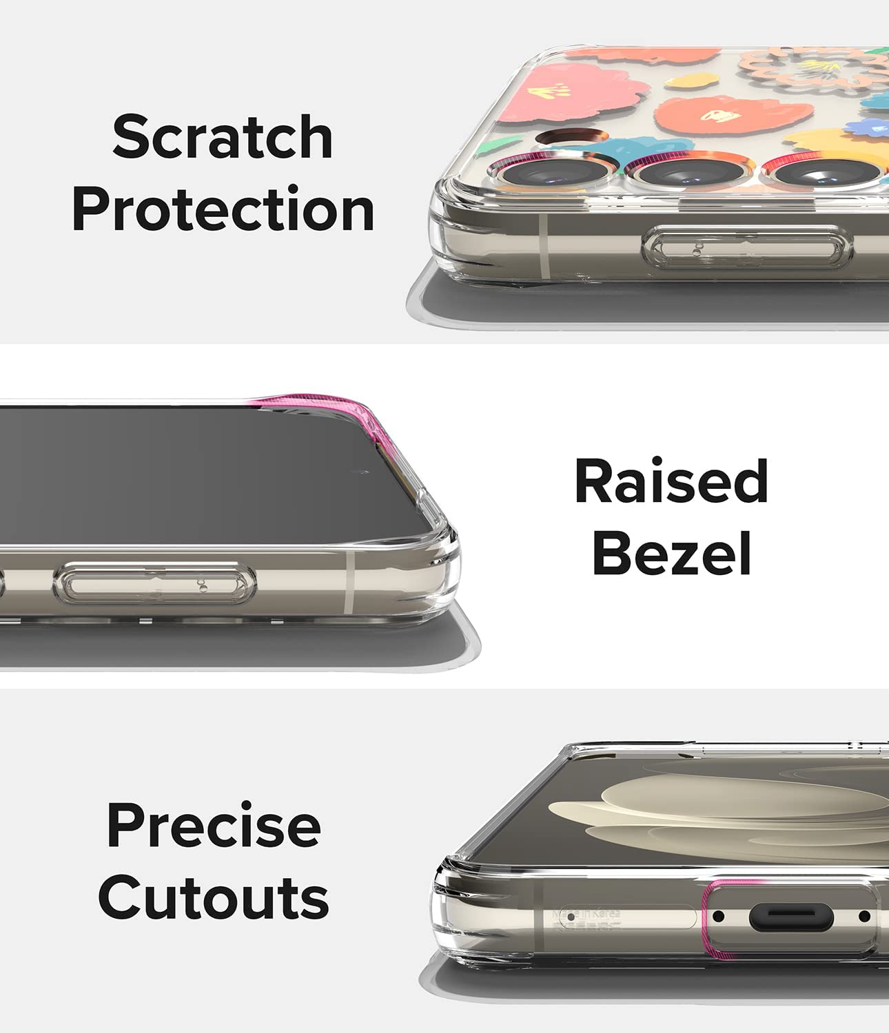 Case Ringke Fusion Design Galaxy S23 - Floral - Ringke - Funda/ CRFDGS23 - FLDastore