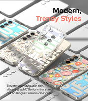 Case Ringke Fusion Design Galaxy S23 - Floral - Ringke - Funda/ CRFDGS23 - FLDastore
