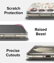 Case Ringke Fusion Design Galaxy S23 - Floral - Ringke - Funda2 - 8 - 4 / CRFDGS23 - DFLDastore