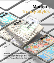 Case Ringke Fusion Design Galaxy S23 - Floral - Ringke - Funda2 - 8 - 4 / CRFDGS23 - DFLDastore