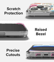 Case Ringke Fusion Design iPhone 14 Pro - Floral - Ringke - Funda1 - 8 - 4 / CRFDIPH14P - FLDastore