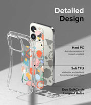 Case Ringke Fusion Design iPhone 14 Pro - Floral - Ringke - Funda1 - 8 - 4 / CRFDIPH14P - FLDastore