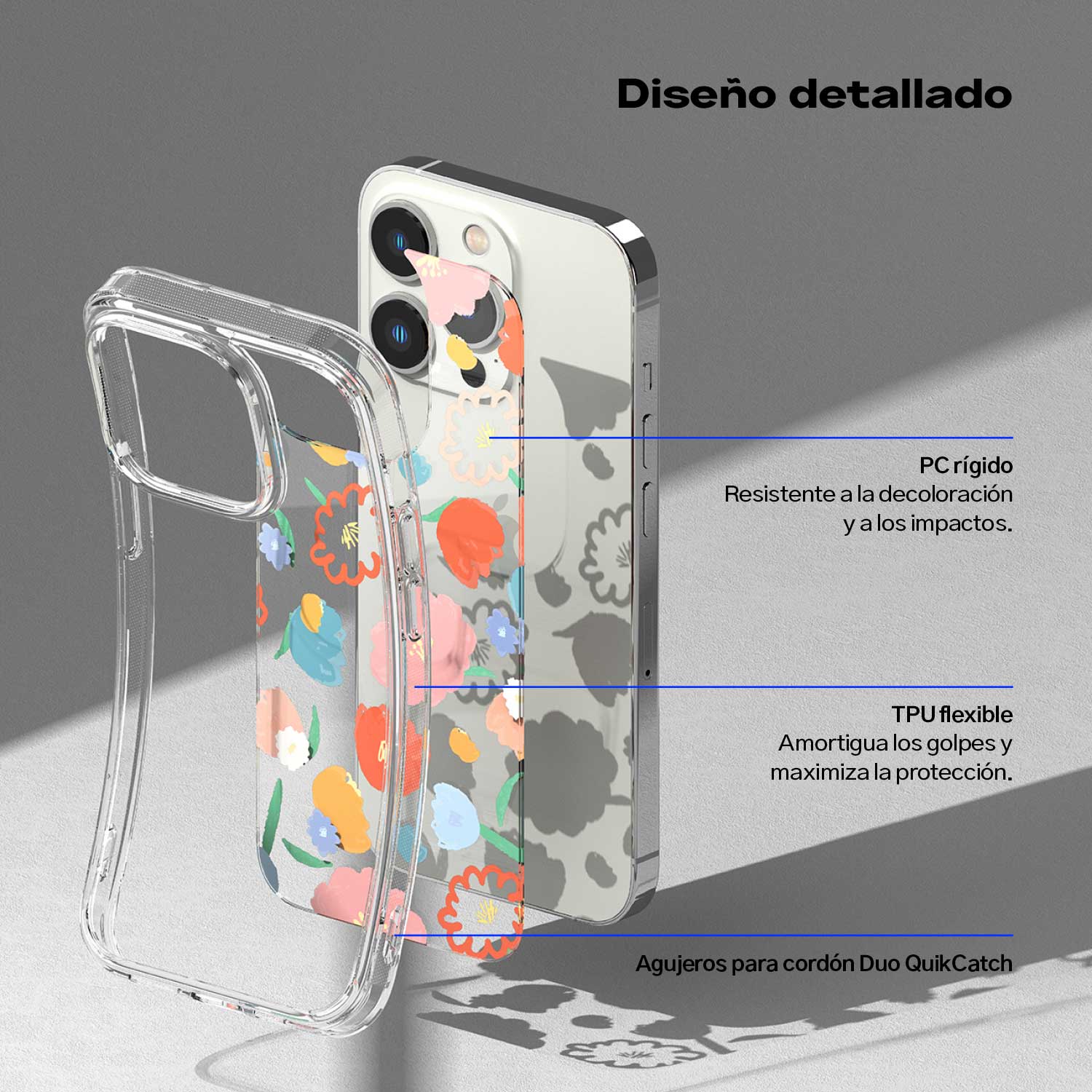 Case Ringke Fusion Design iPhone 14 Pro Max - Floral - Ringke - Funda/ CRFDIPH14PM - FLDastore