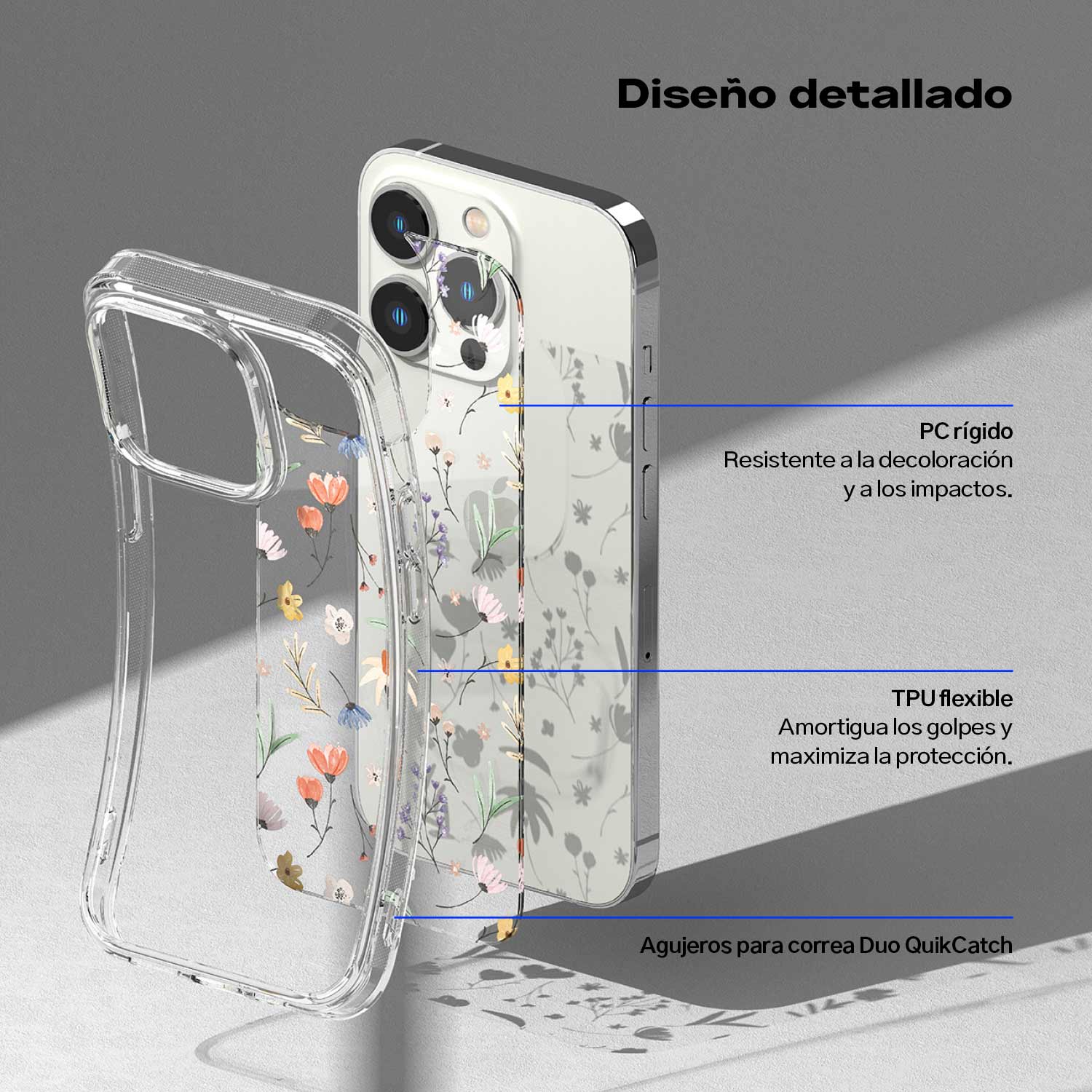 Case Ringke Fusion Design iPhone 14 Pro Max - Floral - Ringke - Funda1 - 6 - 6 / CRFDIPH14PM - DFLDastore