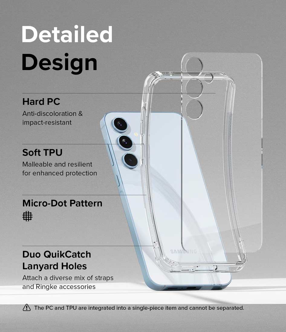 Case Ringke Fusion Galaxy A55 5G - Clear - Ringke - Funda2 - 3 - 2 / CRFGA55 - CLDastore