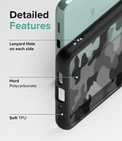 Case Ringke Fusion Galaxy A73 5G - Matte Camo Black - Ringke - Funda11 - 2 - 1 / CRFDGAA735G - MCBDastore