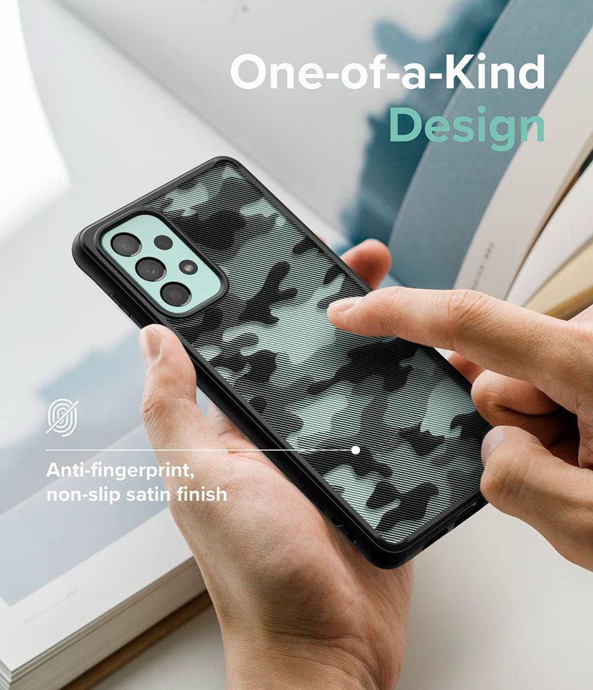Case Ringke Fusion Galaxy A73 5G - Matte Camo Black - Ringke - Funda11 - 2 - 1 / CRFDGAA735G - MCBDastore