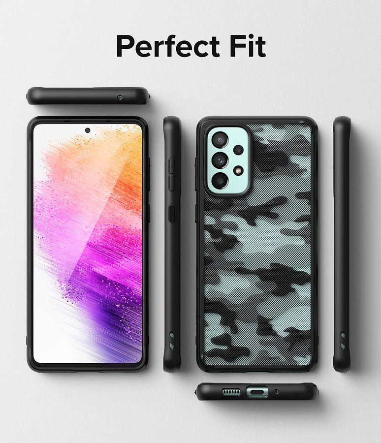 Case Ringke Fusion Galaxy A73 5G - Matte Camo Black - Ringke - Funda11 - 2 - 1 / CRFDGAA735G - MCBDastore