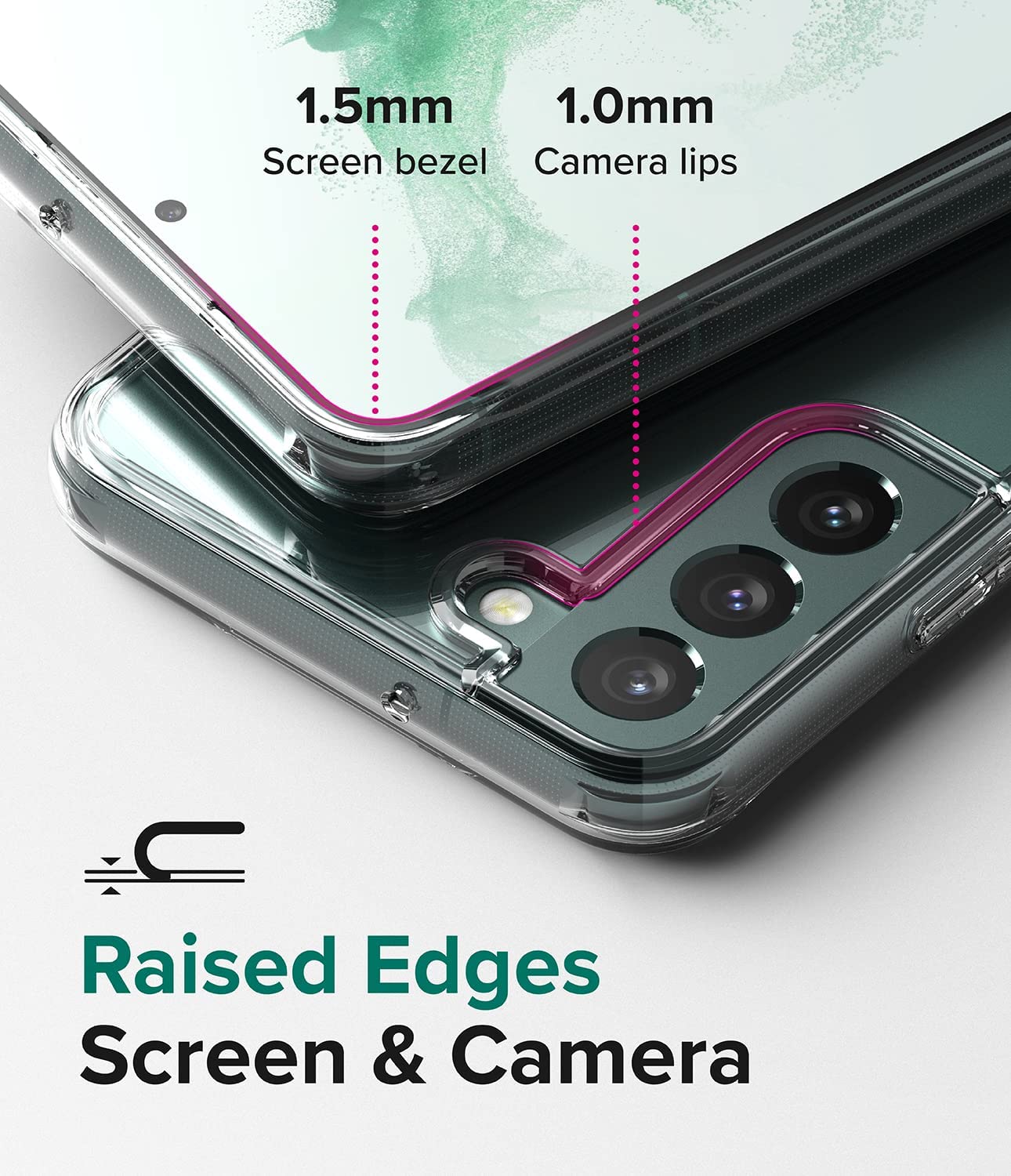 Case Ringke Fusion Galaxy S22 Plus - Clear - Ringke - Funda14 / CRFGS22P - CDastore
