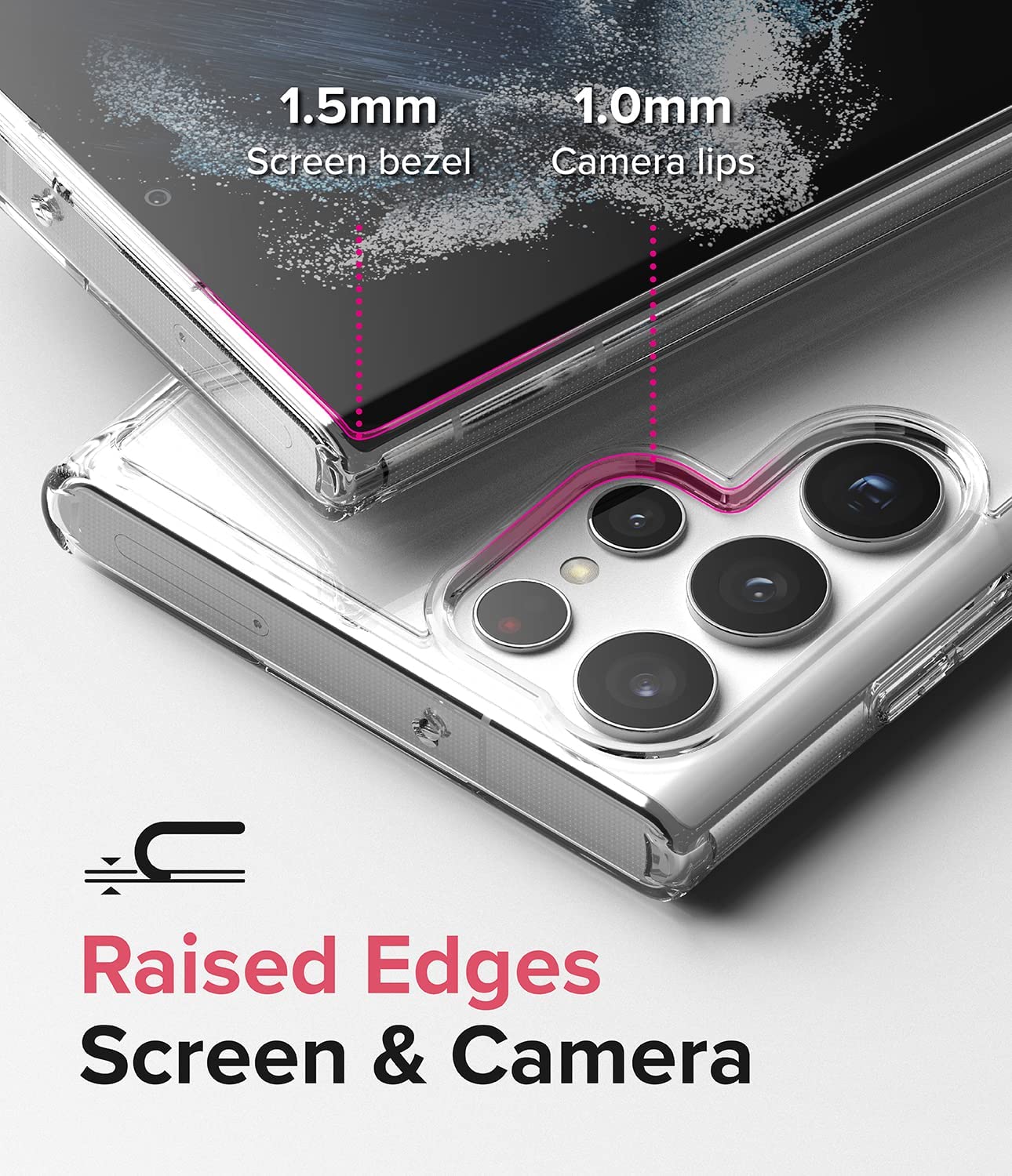 Case Ringke Fusion Galaxy S22 Ultra - Clear - Ringke - Funda/ CRFGS22U - CDastore